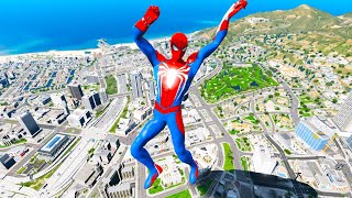 GTA 5 Epic Ragdoll GREEN SPIDERMAN VS RED MINION VS GREEN HULK Euphoria Physics amp Funny Fails [upl. by Sivek]