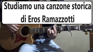 Amarti è limmenso per me  Eros Ramazzotti  tutorial chitarra [upl. by Chrisman]