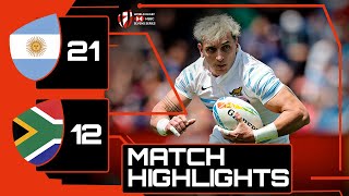 Its SEMIFINAL time again for Argentina  Argentina v South Africa  HSBC France Sevens Rugby [upl. by Dnumsed]