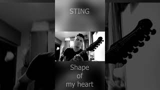 Sting shape my heart sting shapeofmyheart guitar cover music electricguitar [upl. by Adnolahs]