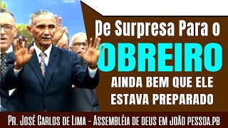 Pr José Carlos Faz Surpresa Para Quem Fez a Leitura Oficial do Culto de Doutrina [upl. by Paresh324]