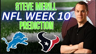 Lions vs Texans Picks Predictions and Best Bets  NFL Sunday Night Football Bets Week 10 [upl. by Inge676]