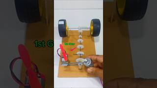 Gear Powerd Generator ° DC Motor dcmotor generator gear tech shorts [upl. by Phil]