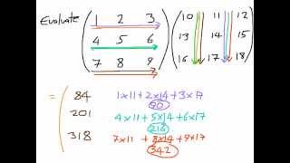 How to Multiply Matrices  A 3x3 Matrix by a 3x3 Matrix [upl. by Arianna]