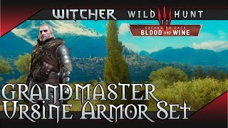 The Witcher 3 Blood and Wine  Grandmaster Ursine Bear School Gear Set Location [upl. by Frazer]