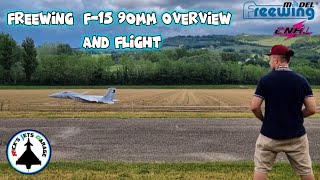 FREEWING F15 90MM OVERVIEW AND FLIGHT😈🇮🇹🔥 [upl. by Heydon134]