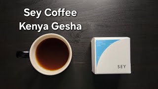 Sey Coffee Review Brooklyn New York Washed Kenya Mbature Family [upl. by Oler]