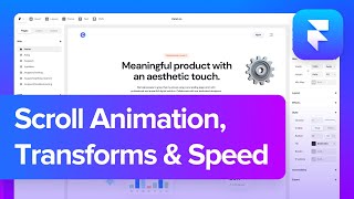 Framer 101 Scroll Animation Transform and Speed [upl. by Ahseekal]