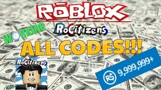 RoCitizens  All Money Codes  INCLUDING NEW MARCH 2017 CODES [upl. by Baum]