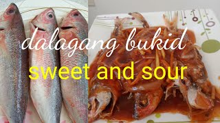 DALAGANG BUKID RECIPE SWEET AND SOUR [upl. by Alejandrina]