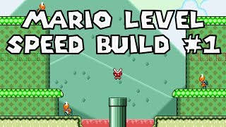 Mario Level Speed Build 1  Minty Marshes [upl. by Gratianna8]