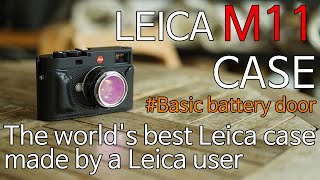 Arte di mano Leica M11 half case  Basic battery door  User guide [upl. by Eednak]