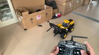 MT Model 114 RC Metal Hydraulic Loader of KOMATSU WA480 Remote Control Vehicles Test Video TH20616 [upl. by Efinnej755]