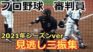 【2021年シーズンver】NPB審判員による見逃し三振集【すべて現地撮影 16分強】 [upl. by Arimat]