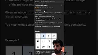 Day 30 DSA Search 2D Matrix [upl. by Yliah35]
