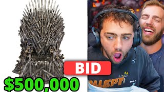 I Try Bidding in a Game of Thrones AUCTION [upl. by Eserahc]