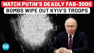 Putin’s Deadly FAB3000 Bombs Wreak Havoc In Ukraine ‘60 Soldiers Killed In Single Strike’  Watch [upl. by Faunie]