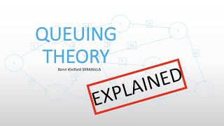 Queuing Theory Tutorial  QueuesLines Characteristics Kendall Notation MM1 Queues [upl. by Reece]