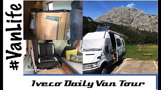 Our New Van Family of four in a camper van conversion tour of our Iveco Daily  UK VanLife [upl. by Mccreery110]