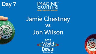 World Indoor Bowls Championship 2023  Jamie Chestney vs Jon Wilson  Day 7 Match 4 [upl. by Langan984]