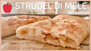 STRUDEL DI MELE E MARMELLATA con pastasfoglia  ricetta facile e veloce [upl. by Bena]