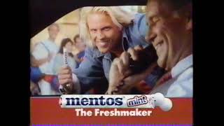 1993 Mentos Mints quotFresh and full of lifequot TV Commercial [upl. by Jeramey86]