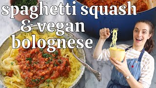 Spaghetti Squash with Easy Meat Sauce Recipe  Bits amp Pieces  Season 1 Ep10 [upl. by Knorring]