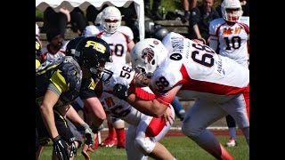 American Football Ritterhude Badgers  Braunschweig Lions [upl. by Giardap782]