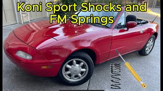 Miata FM springs and Koni Sport shocks  Part II  4K [upl. by Sissy]