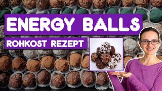 Energy Balls selber machen schnell und einfach [upl. by Lahcsap819]