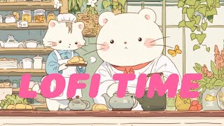 🐱 Relax with Kitty 🍵  Relaxing Lofi Beats in a Cozy Cat Cafe [upl. by Balsam695]