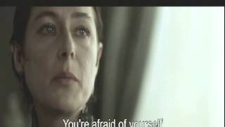 Sidse Babett Knudsen walks on man [upl. by Anikram]