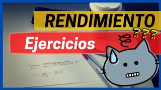 RENDIMIENTO EJERCICIOS Química CBC [upl. by Suanne]