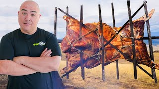 I cooked a 2000lbs Bison like a chicken [upl. by Kory967]