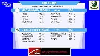 Lindfield CC Cricket Week XI v Kenya Kongonis CC Friendly XI [upl. by Eidlog]