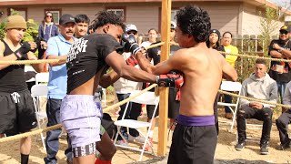 Bakersfield Boxing 17 Stutters vs iiiray II MMA BEEF FIGHT🥩 [upl. by Ronal200]