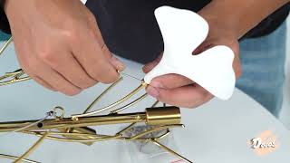 Gingko Chandelier installation video [upl. by Huntington]