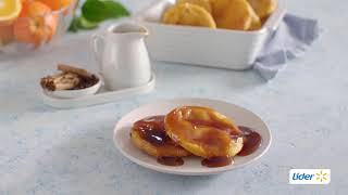 Sopaipillas con salsa de chancaca  RecetasLider [upl. by Kelci186]