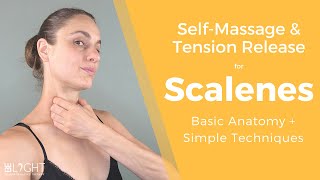 SELFMASSAGE FOR SCALENES Thoracic Outlet Syndrome TOS Tigger Points amp Postural Imbalance [upl. by Clovah]