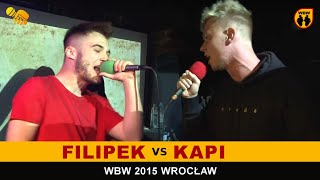 Filipek 🆚 Kapi 🎤 WBW 2015 Wrocław freestyle rap battle [upl. by Melodee265]