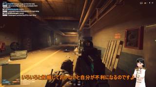 PC BF4マルチ ゆっくり実況 part2 チームデスマッチ ハードコア [upl. by Enitsenre]