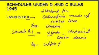 SCHEDULE IN Pharmaceutical jurisprudence  Q TO Y IN DETAIL UKPSC polytechnic lecturer [upl. by Ardnoyek]