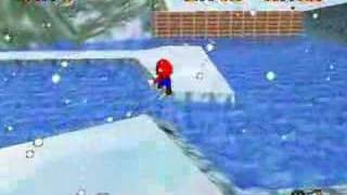 Super Mario 64 Walkthrough Snowmans Land 100 Coins [upl. by Kcirted166]