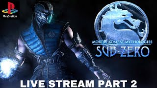 Mortal Kombat Mythologies SubZero PS1 Part 2 [upl. by Esinert]