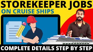 Store keeper jobs on Cruise Ships  What is Salary of Store Keeper amp Requirements For Job [upl. by Granlund]