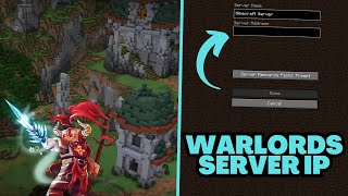 Minecraft Warlords Server IP Address [upl. by Rebma961]