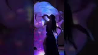 Silk angel wings belly dance at masquerade ball bellydance masquerade silkwings bellydancers [upl. by Tsepmet]