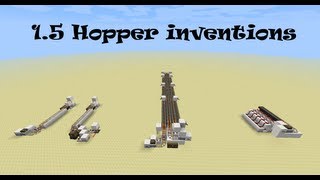 15 Hopper tutorials  Item sender SuperSmelter amp Sorting System [upl. by Chapell]