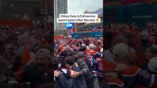 Oilers fans were hyped after Edmonton’s Game 5 win via NHL [upl. by Reinaldos979]