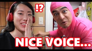 Japanese Reacts to Filthy Frank Speaking Japanese  He Has A Nice Voice [upl. by Ennairrek]